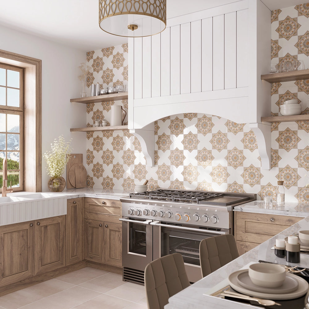 Porcelanato Decorativo Geométrico COCINA