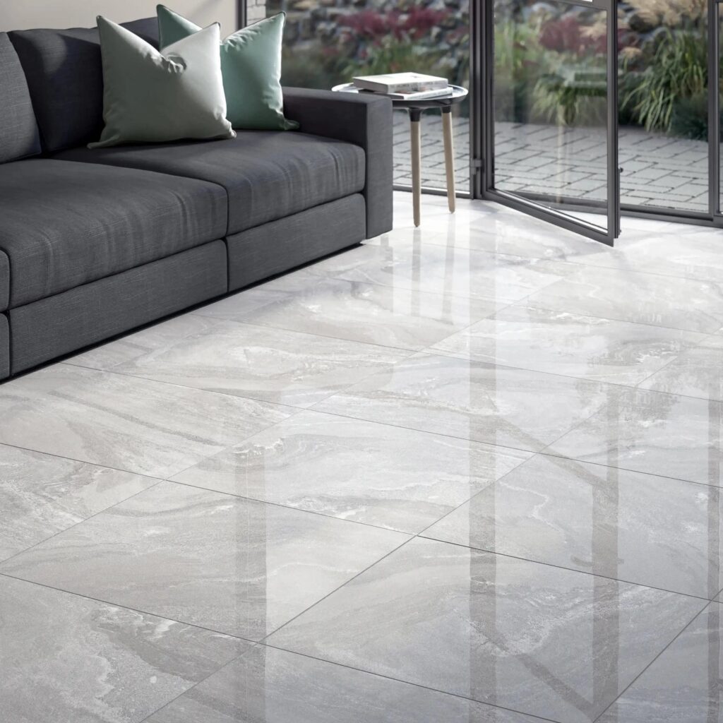 Porcelanato Gris Claro – Dormitorio