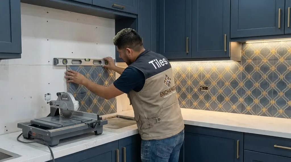 Diseño moderno de porcelanato en sala de casa